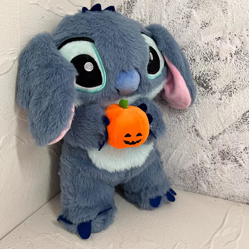 Disney Halloween Stitch Plush Doll - Soothing Anime Toy for Children, Ideal for Light Sleep and Gift Giving