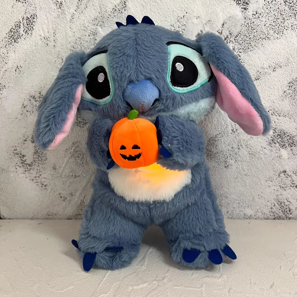 Disney Halloween Stitch Plush Doll - Soothing Anime Toy for Children, Ideal for Light Sleep and Gift Giving